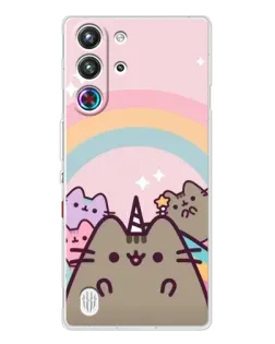Чехол для ZTE Nubia RedMagic 10 Pro с картинкой «Единорог Pusheen» Чехол для ZTE Nubia RedMagic 10 Pro с картинкой «Единорог Pusheen»