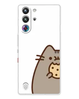 Чехол для ZTE Nubia RedMagic 10 Pro с картинкой «Пушин с печеньем» Чехол для ZTE Nubia RedMagic 10 Pro с картинкой «Пушин с печеньем»