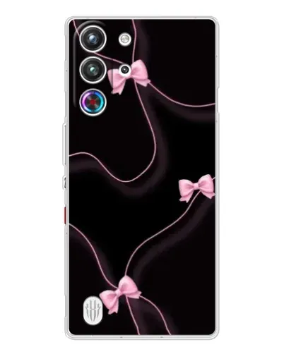 Чехол для ZTE Nubia RedMagic 10 Pro с картинкой «Розовые ленты»