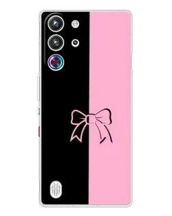 Чехол для ZTE Nubia RedMagic 10 Pro с картинкой «Половинки банта»