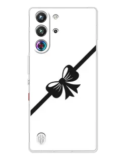 Чехол для ZTE Nubia RedMagic 10 Pro с картинкой «Диагональный бант»
