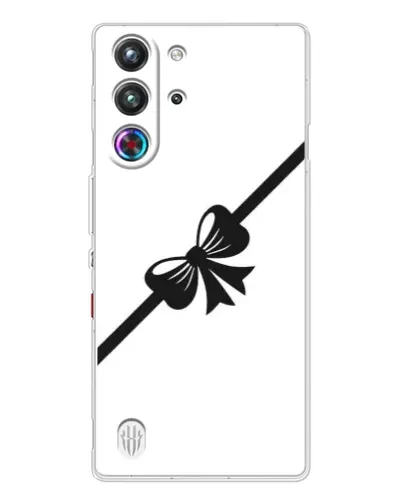Чехол для ZTE Nubia RedMagic 10 Pro с картинкой «Диагональный бант»