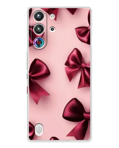 Чехол для ZTE Nubia RedMagic 10 Pro с картинкой «Бордовый атлас»