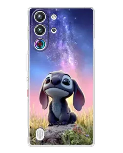 Чехол для ZTE Nubia RedMagic 10 Pro с картинкой «Стич на рассвете»