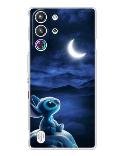 Чехол для ZTE Nubia RedMagic 10 Pro с картинкой «Лунная ночь Стича»