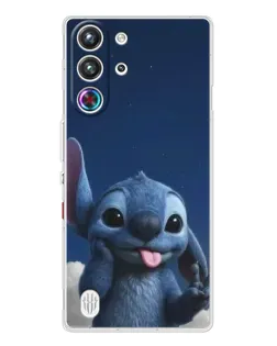 Чехол для ZTE Nubia RedMagic 10 Pro с картинкой «Стич в облаках»