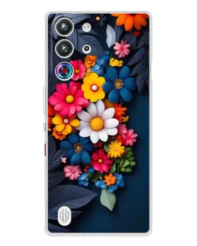 Чехол для ZTE Nubia RedMagic 10 Pro с картинкой «Цветочная феерия» Чехол для ZTE Nubia RedMagic 10 Pro с картинкой «Цветочная феерия»