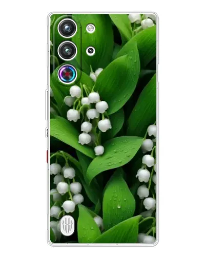 Чехол для ZTE Nubia RedMagic 10 Pro с картинкой «Ландыши в зелени» Чехол для ZTE Nubia RedMagic 10 Pro с картинкой «Ландыши в зелени»