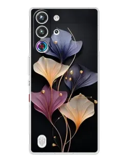 Чехол для ZTE Nubia RedMagic 10 Pro с картинкой «Лиловые цветы грации» Чехол для ZTE Nubia RedMagic 10 Pro с картинкой «Лиловые цветы грации»