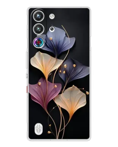 Чехол для ZTE Nubia RedMagic 10 Pro с картинкой «Лиловые цветы грации» Чехол для ZTE Nubia RedMagic 10 Pro с картинкой «Лиловые цветы грации»