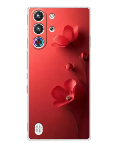 Чехол для ZTE Nubia RedMagic 10 Pro с картинкой «Маковые соцветия» Чехол для ZTE Nubia RedMagic 10 Pro с картинкой «Маковые соцветия»