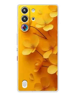 Чехол для ZTE Nubia RedMagic 10 Pro с картинкой «Золотые лепестки» Чехол для ZTE Nubia RedMagic 10 Pro с картинкой «Золотые лепестки»