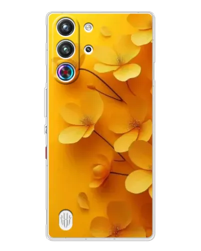 Чехол для ZTE Nubia RedMagic 10 Pro с картинкой «Золотые лепестки» Чехол для ZTE Nubia RedMagic 10 Pro с картинкой «Золотые лепестки»