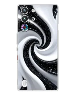 Чохол для ZTE Nubia RedMagic 10 Pro з картинкою «Чорно-біла спіраль» Чохол для ZTE Nubia RedMagic 10 Pro з картинкою «Чорно-біла спіраль»
