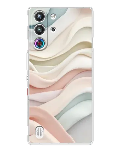 Чехол для ZTE Nubia RedMagic 10 Pro с картинкой «Пастельные нежные волны»