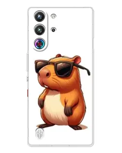 Чехол для ZTE Nubia RedMagic 10 Pro с картинкой «Капибара в очках» Чехол для ZTE Nubia RedMagic 10 Pro с картинкой «Капибара в очках»