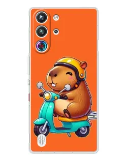 Чехол для ZTE Nubia RedMagic 10 Pro с картинкой «Капибара на скутере» Чехол для ZTE Nubia RedMagic 10 Pro с картинкой «Капибара на скутере»
