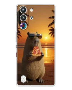 Чехол для ZTE Nubia RedMagic 10 Pro с картинкой «Капибара с пиццей» Чехол для ZTE Nubia RedMagic 10 Pro с картинкой «Капибара с пиццей»