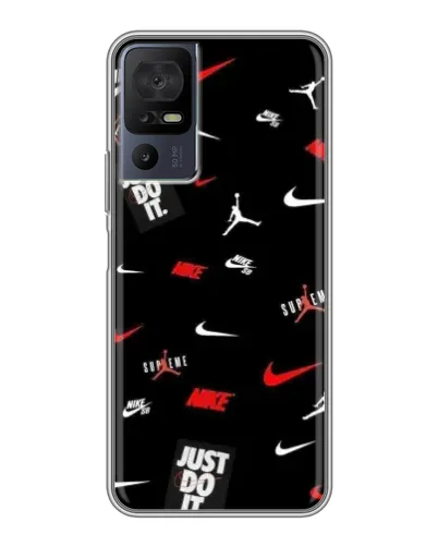 Чехол для ZTE Nubia RedMagic 11 Pro Plus с картинкой «Nike Mix Pattern»