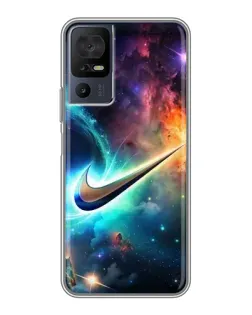 Чехол для ZTE Nubia RedMagic 11 Pro Plus с картинкой «Космический Nike Swoosh» Чехол для ZTE Nubia RedMagic 11 Pro Plus с картинкой «Космический Nike Swoosh»