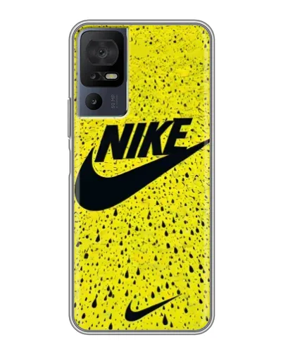 Чехол для ZTE Nubia RedMagic 11 Pro Plus с картинкой «Желтый текстурный Nike» Чехол для ZTE Nubia RedMagic 11 Pro Plus с картинкой «Желтый текстурный Nike»