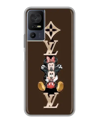 Чехол для ZTE Nubia RedMagic 11 Pro Plus с картинкой «LV и Микки Маус»