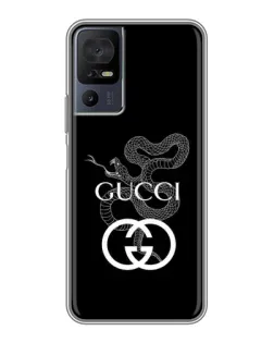 Чехол для ZTE Nubia RedMagic 11 Pro Plus с картинкой «Gucci — серебряная змея» Чехол для ZTE Nubia RedMagic 11 Pro Plus с картинкой «Gucci — серебряная змея»