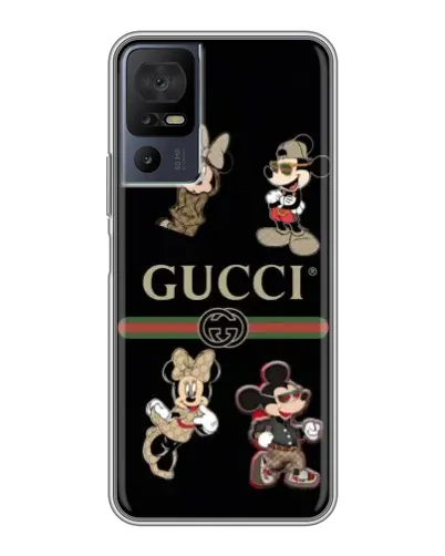 Чехол для ZTE Nubia RedMagic 11 Pro Plus с картинкой «Gucci — герои Disney и монограмма» Чехол для ZTE Nubia RedMagic 11 Pro Plus с картинкой «Gucci — герои Disney и монограмма»