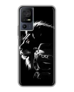 Чехол для ZTE Nubia RedMagic 11 Pro Plus с картинкой «BMW и лев» Чехол для ZTE Nubia RedMagic 11 Pro Plus с картинкой «BMW и лев»
