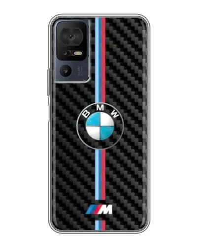 Чехол для ZTE Nubia RedMagic 11 Pro Plus с картинкой «Эмблема BMW и карбон»