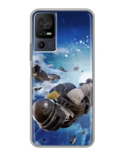 Чехол для ZTE Nubia RedMagic 11 Pro Plus с картинкой «Десант PUBG — прыжок»