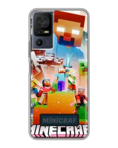 Чехол для ZTE Nubia RedMagic 11 Pro Plus с картинкой «Minecraft герои игры»