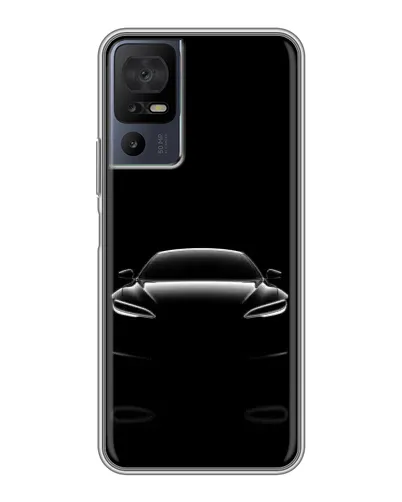 Чехол для ZTE Nubia RedMagic 11 Pro Plus с картинкой «Силуэт Tesla Night» Чехол для ZTE Nubia RedMagic 11 Pro Plus с картинкой «Силуэт Tesla Night»
