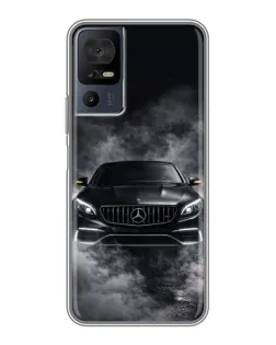 Чехол для ZTE Nubia RedMagic 11 Pro Plus с картинкой «Mercedes в дыму»