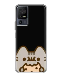 Чехол для ZTE Nubia RedMagic 11 Pro Plus с картинкой «Пушин на черном»