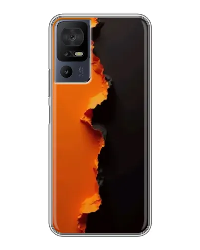 Чехол для ZTE Nubia RedMagic 11 Pro Plus с картинкой «Оранжевый разлом»