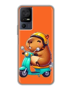 Чехол для ZTE Nubia RedMagic 11 Pro Plus с картинкой «Капибара на скутере» Чехол для ZTE Nubia RedMagic 11 Pro Plus с картинкой «Капибара на скутере»