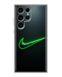 Чехол для ZTE nubia RedMagic 11S Pro+ с картинкой «Неоновый контур Nike»
