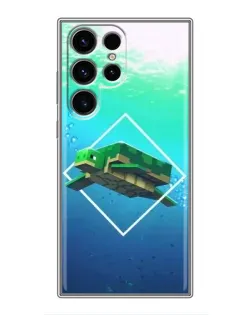 Чехол для ZTE nubia RedMagic 11S Pro+ с картинкой «Черепаха Minecraft»