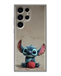Чехол для ZTE nubia RedMagic 11S Pro+ с картинкой «Стич на коричневом фоне»