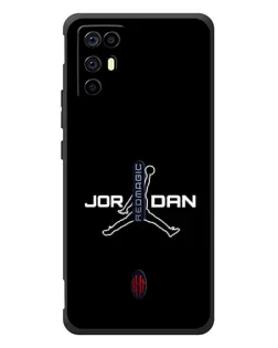 Чохол для ZTE Nubia RedMagic 6R з картинкою «Nike Pink Swirl»