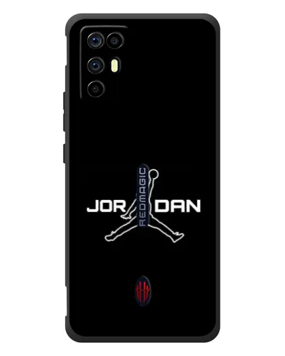 Чехол для ZTE Nubia RedMagic 6R с картинкой «Nike Pink Swirl»
