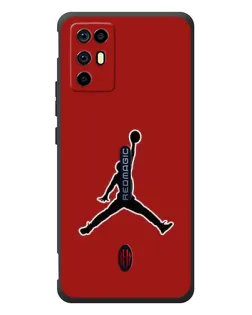 Чехол для ZTE Nubia RedMagic 6R с картинкой «Jordan Red Back»