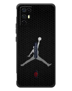 Чехол для ZTE Nubia RedMagic 6R с картинкой «Jordan Dark Carbon»