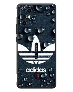 Чехол для ZTE Nubia RedMagic 6R с картинкой «Adidas Trefoil Blue»