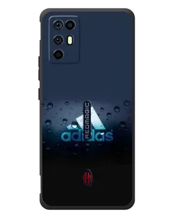 Чехол для ZTE Nubia RedMagic 6R с картинкой «Adidas Water Drops»