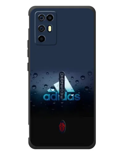 Чехол для ZTE Nubia RedMagic 6R с картинкой «Adidas Water Drops»