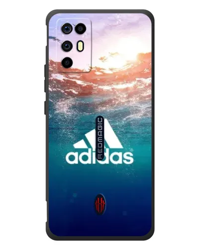 Чехол для ZTE Nubia RedMagic 6R с картинкой «Океанская глубина адидас»