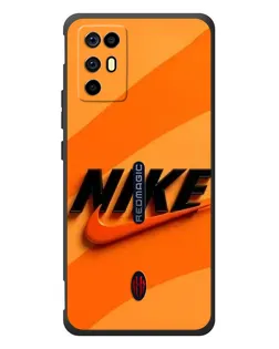 Чехол для ZTE Nubia RedMagic 6R с картинкой «Оранжевый драйв Nike»