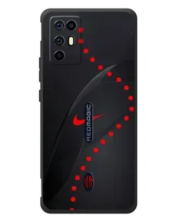 Чехол для ZTE Nubia RedMagic 6R с картинкой «Абстрактный дизайн Nike»